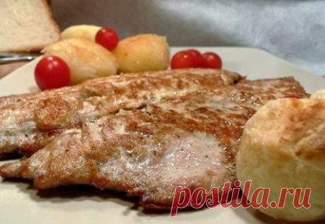 Рыбный шницель..