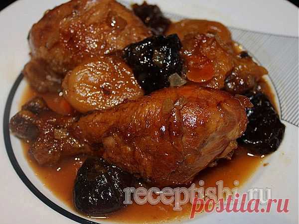 Курица с черносливом и курагой | Кулинарные рецепты с фото на Рецептыши.ру