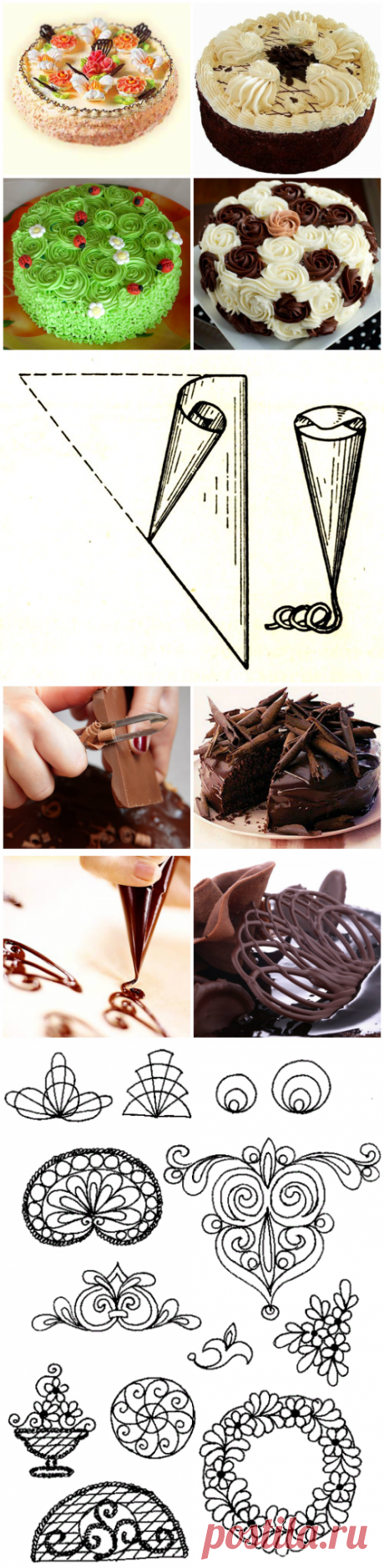 Как украсить торт в домашних условиях: крем, фрукты, мастика и шоколад