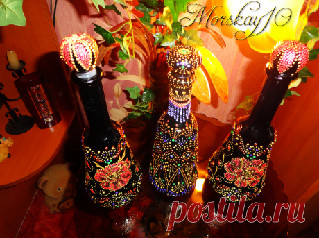 Morskay10. Трио графинов. (точечная роспись) » Женский Мир