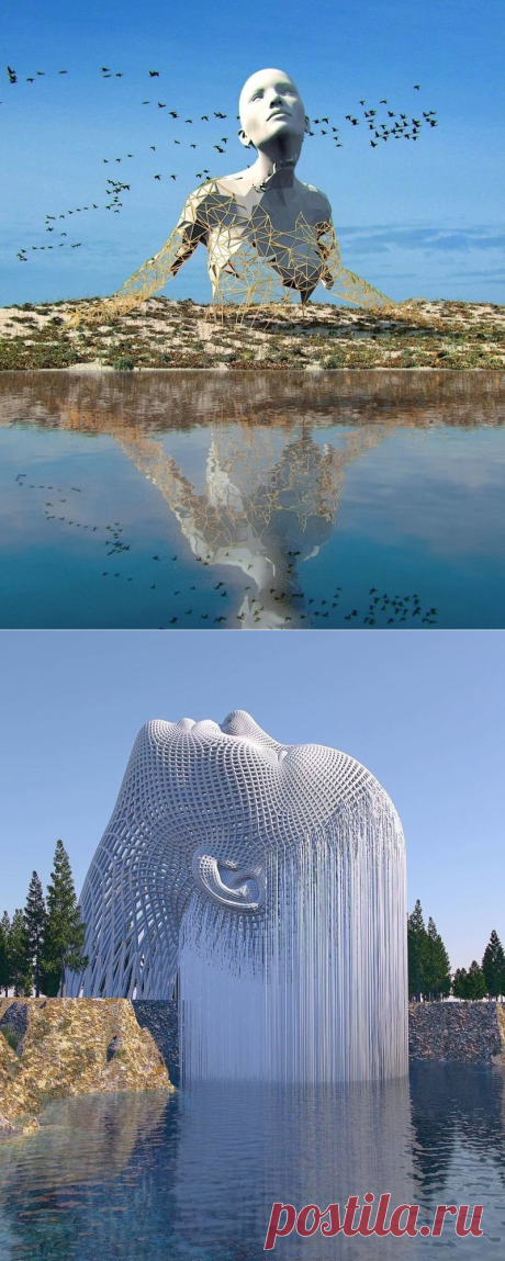 Футуристические 3D-скульптуры от Чада Найта