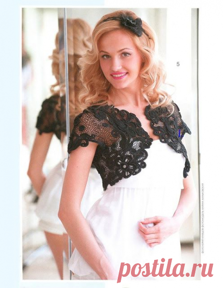 болеро крючком.