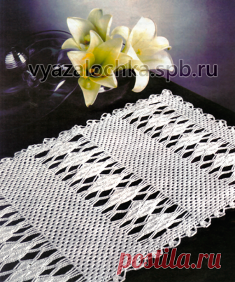 Красивая прямоугольная салфетка