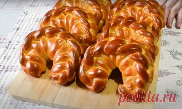 Пышные плетеные булочки. Рецепт на молоке с повидлом: невероятно вкусно - week-menu.ru - 31 мая - Медиаплатформа МирТесен