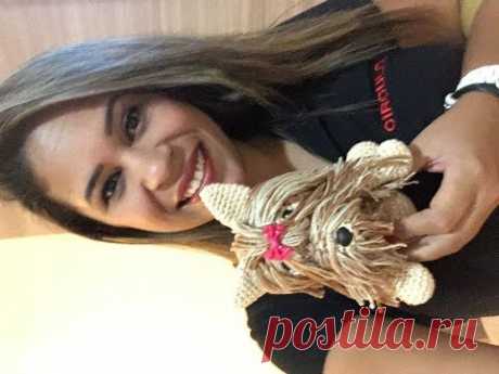 Yorkshire Luly em amigurumi
