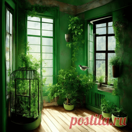 [тест] Какой цвет подходит интерьеру твоего дома? |Зеленый