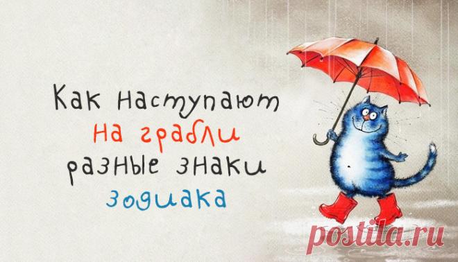 Как наступают на грабли разные знаки зодиака – Фитнес для мозга