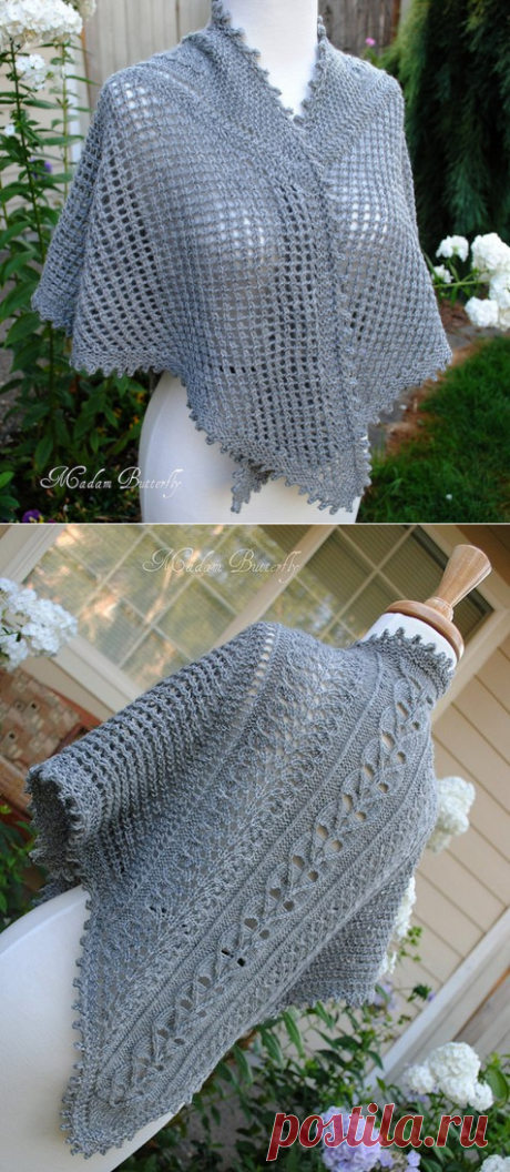 Ажурная Шаль #21 Lace Shawl by Candace Eisner Strick
