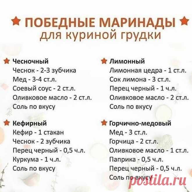 Кулинарная шпаргалочка