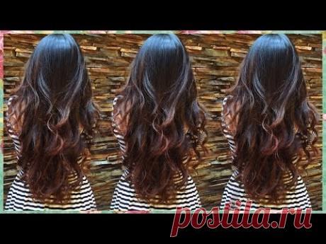 OMBRE HAIR EM CABELO PRETO?