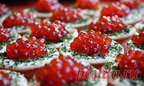 Ржаные хлебцы с икрой. | vkusnyymir