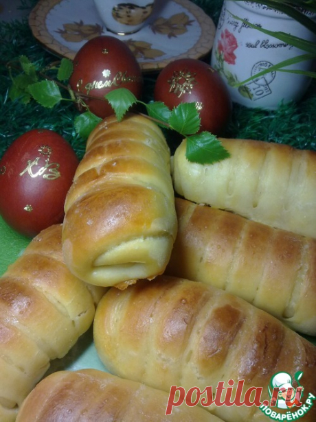 Закусочные булочки с плавленым сыром - кулинарный рецепт