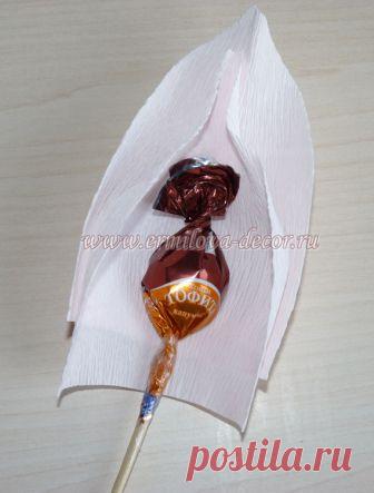 букеты из бумаги и конфет букет роз