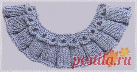 Отделка спицами. Оборка

ОПИСАНИЕ

Количество петель в начале работы кратно 3+3; в конце работы кратно 6+3.

Связать 4 ряда платочной вязкой.

1-й ряд (лицевая сторона): 3 изн., * повернуть работу, набрать 6 петель, повернуть работу, 3 изн.; повторять от * до конца ряда

2-й ряд: 3 лиц. * 6 изн. 3 лиц.; повторять от * до конца ряда

3-й ряд: 3 изн. * 6 лиц. 3 изн.; повторять от * до конца ряда

4, 6, 8, 10, 12-й ряд: повторить как 2-й ряд;

5, 7, 9 и 11-й ряд: повторить ка...
