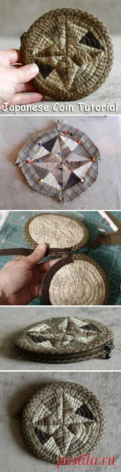 Sew Japanese Coin holders. Quilting and patchwork. DIY step-by-step tutorial.
Шьём японскую монетницу. Мастер-класс. http://www.handmadiya.com/2015/09/sew-japanese-coin-holders.html
