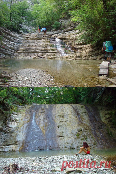 Что посмотреть на Западном Кавказе? Река Тхаб, водопады Плесецкой щели