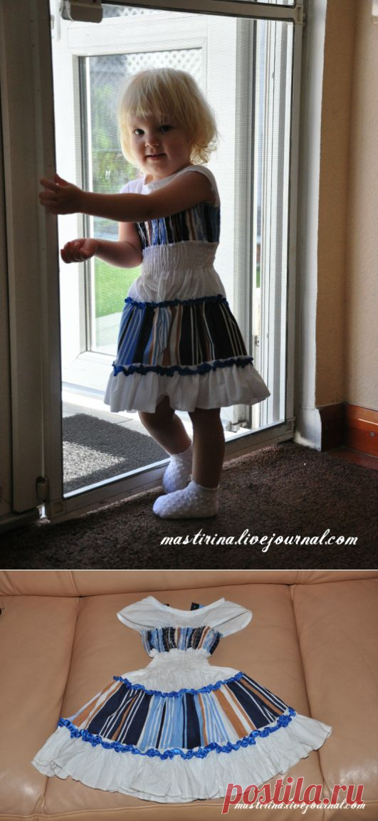 mama_irina - Детское платье "Морской бриз"