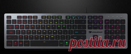 Клавиатура Cougar Vantar AX Black отличается от исходной модели тем, что надписи на клавишах теперь можно прочитать