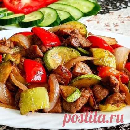 Овощное рагу с мясом рецепт с фото пошаговый от Любовь - Овкусе.ру