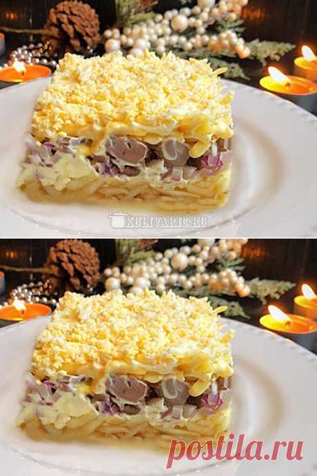 Салат с куриными сердечками — Женская страничка