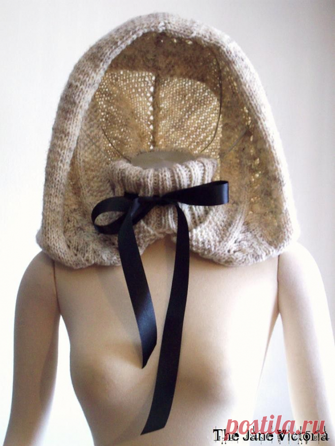 Капюшон-воротник Alassë Míriel Hooded Cowl. Спицами. / vjazhi.ru