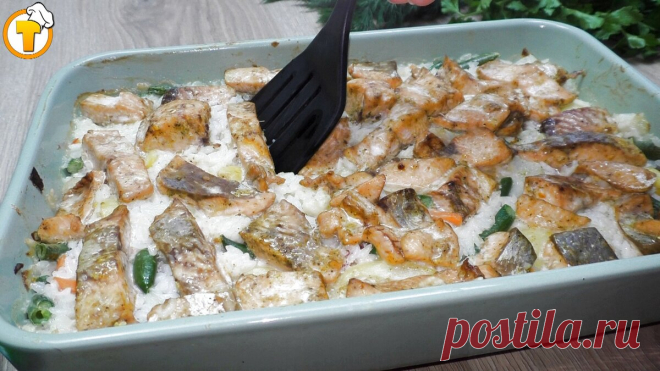 Рецепт для ужина! Горбуша с рисом и овощами. | Кулинарный канал ТЕСТО. | Яндекс Дзен
