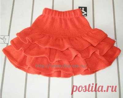 ВЯЗАНИЕ. Вещи, связанные своими руками - уникальны. РУКОДЕЛИЕ: ЮБКА ДЛЯ ДЕВОЧКИ