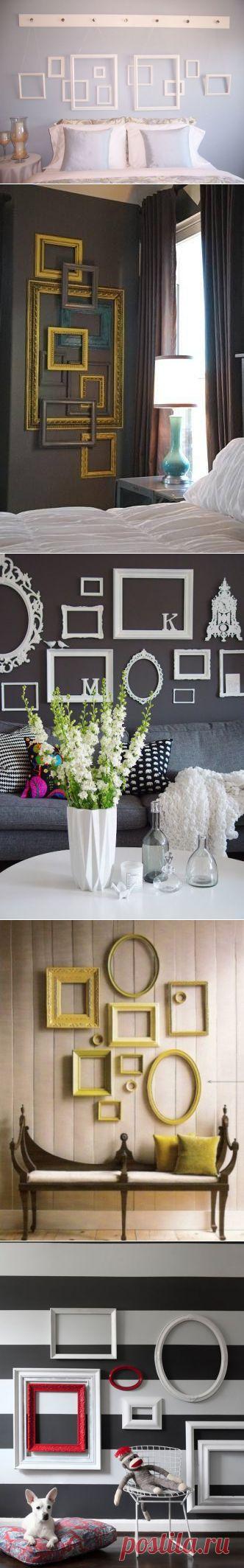 5 идей за ноль рублей: настенный декор из того, что под рукой