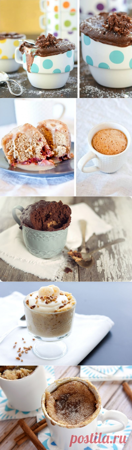 6 рецептов вкуснейших десертов, которые готовятся в чашке • НОВОСТИ В ФОТОГРАФИЯХ