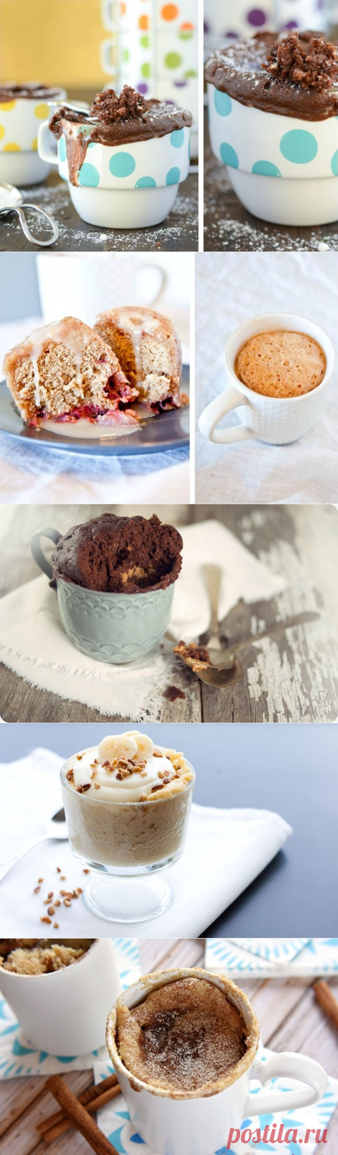 6 рецептов вкуснейших десертов, которые готовятся в чашке • НОВОСТИ В ФОТОГРАФИЯХ