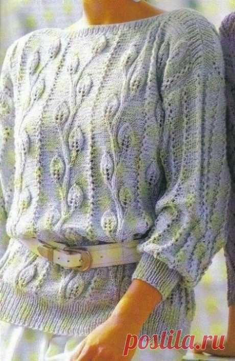 ​Узор &quot;Веточка с листиками&quot;