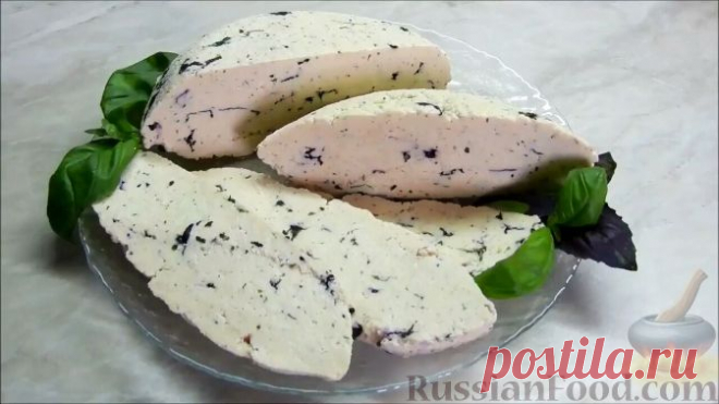 Рецепт: Домашний твёрдый сыр на RussianFood.com