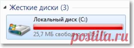 Диск C заполнен. Что делать и что можно удалить?