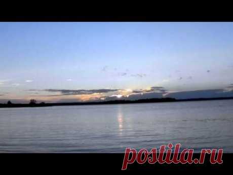 Закат на воде 3 - YouTube