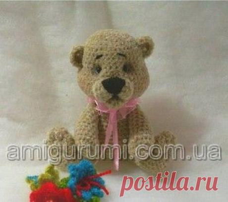 Плюшевый мишка крючком