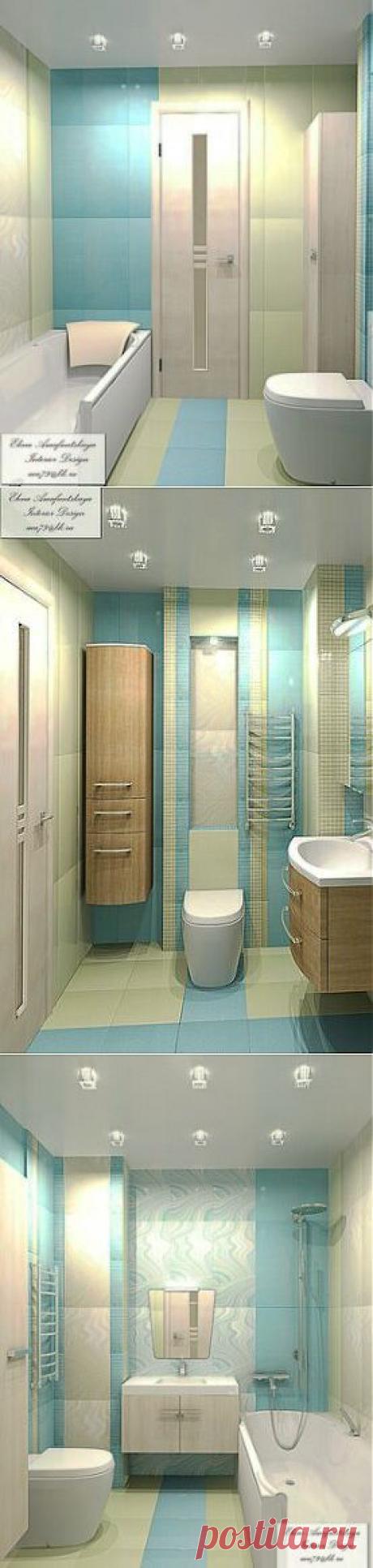 Санузел(варианты по раскладке) - дизайн-проект с фото - Недвижимость@Mail.Ru