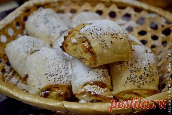 Слойки с творогом