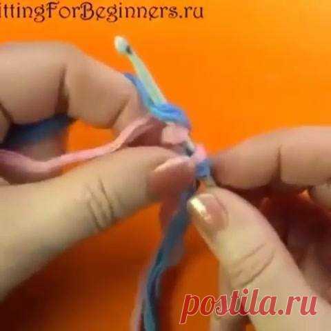 Шнурок крючком. МК