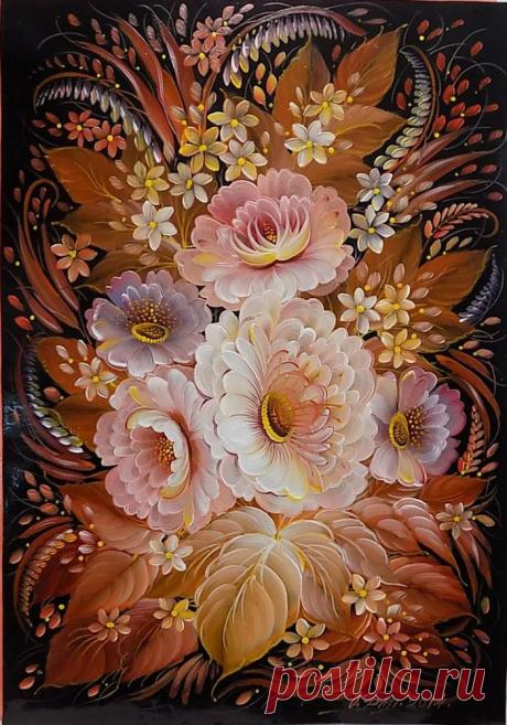 Знакомьтесь! Это ручная роспись Ольги Балакиной.