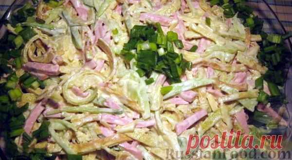 Рецепт: Салат с куриной грудкой на RussianFood.com