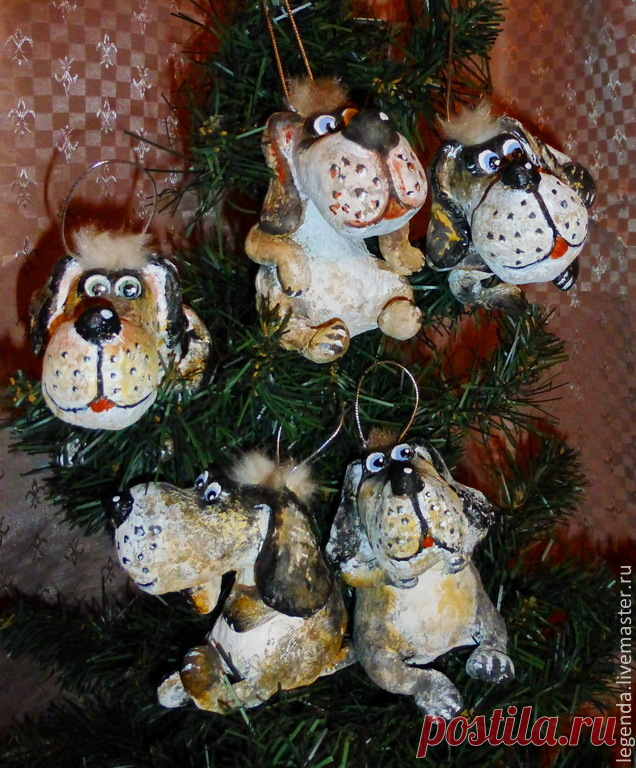 елочные украшения из папье маше - Google Search