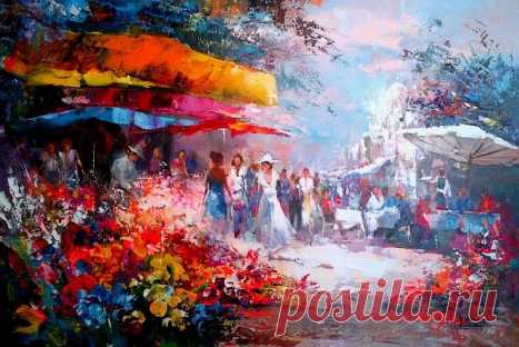 Willem Haenraets. Воздушная живопись.