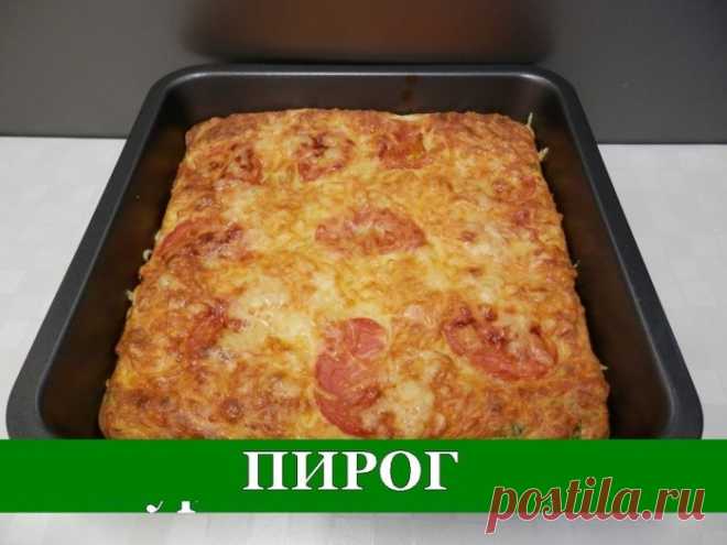 Быстрый пирог с мясом