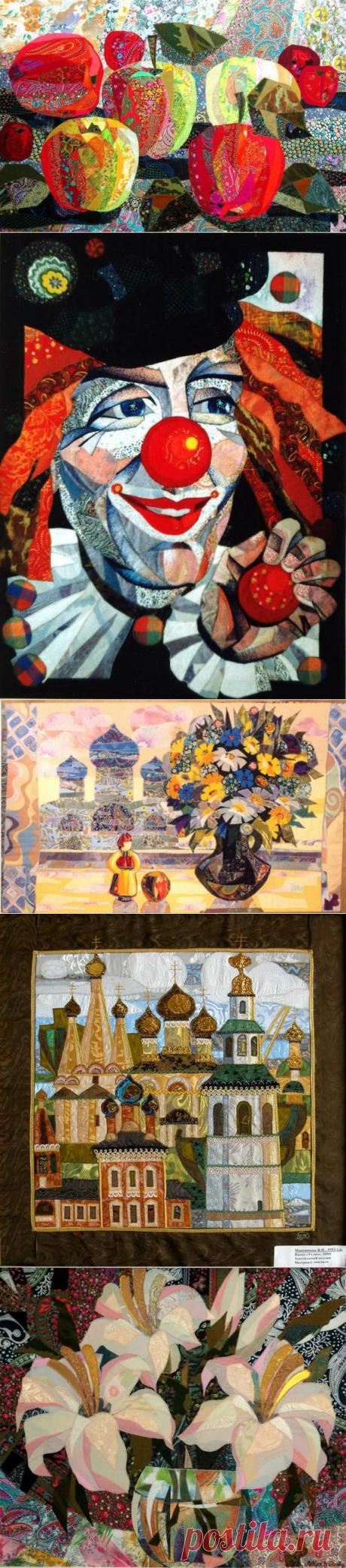 Потеряла дар речи! Лоскутные картины Валентины Максимовой из Углича. МНОГО