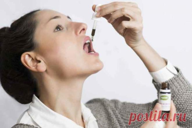 Средства от ожога нёба во рту.