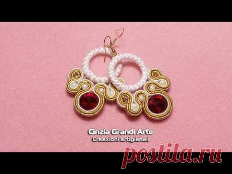 DIY - Orecchini SOUTACHE - " Onde"