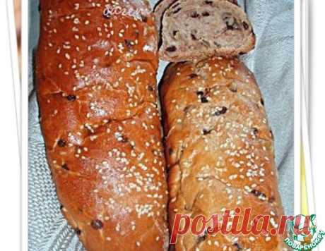 Шоколадно-яблочный багет – кулинарный рецепт