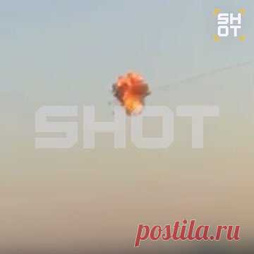 Момент уничтожения летевшего на Москву БПЛА попал на видео