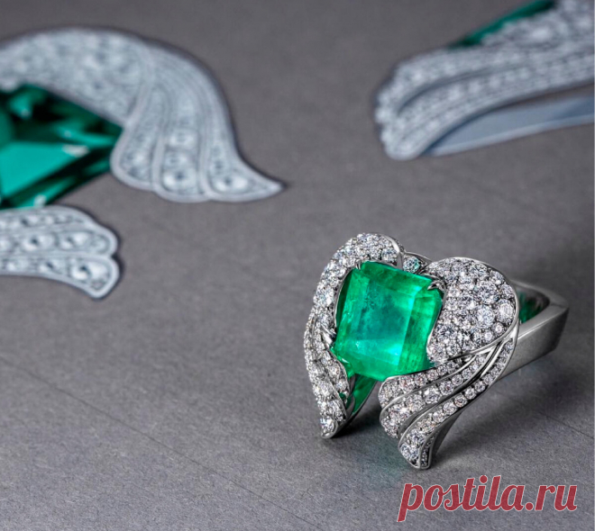 Смелые украшения в виде крыльев. Возрождение античности - GEMSTONES сайт о драгоценных камнях, самоцветах и лучших ювелирных украшениях