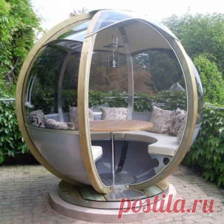 Беседка в футуристическом стиле